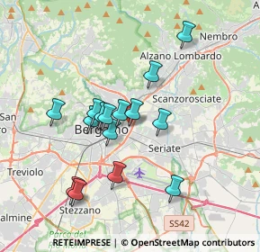 Mappa Via Stelvio, 24125 Bergamo BG, Italia (3.09267)