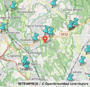 Mappa Via Piave, 22060 Novedrate CO, Italia (2.895)