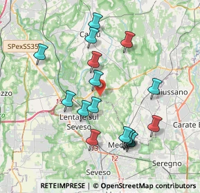 Mappa Via Piave, 22060 Novedrate CO, Italia (3.75706)