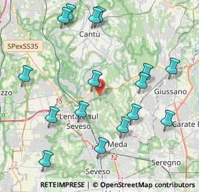 Mappa Via Piave, 22060 Novedrate CO, Italia (4.61063)