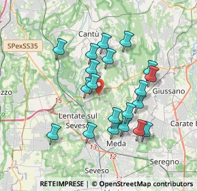 Mappa Via Piave, 22060 Novedrate CO, Italia (3.2785)