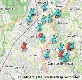 Mappa Via Caimi, 20833 Giussano MB, Italia (2.10632)