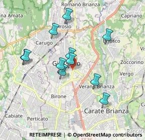 Mappa Via Caimi, 20833 Giussano MB, Italia (1.66091)