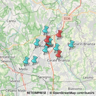 Mappa Via Caimi, 20833 Giussano MB, Italia (2.2575)