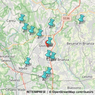 Mappa Via Caimi, 20833 Giussano MB, Italia (4.14417)