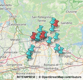 Mappa Via Giuseppe Garibaldi, 24122 Bergamo BG, Italia (9.44529)