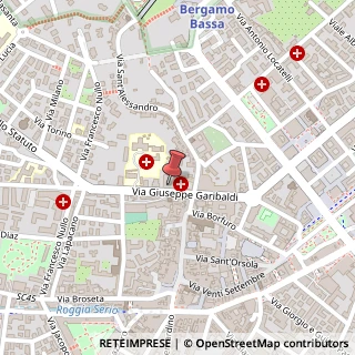 Mappa Via Giuseppe Garibaldi, 7, 24100 Bergamo, Bergamo (Lombardia)