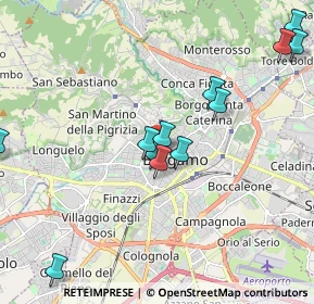 Mappa Via Giuseppe Garibaldi, 24122 Bergamo BG, Italia (2.13833)