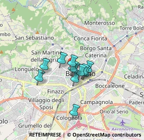Mappa Via Giuseppe Garibaldi, 24122 Bergamo BG, Italia (0.98083)