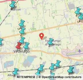 Mappa Vicolo Ravagnin, 31050 Vedelago TV, Italia (3.2525)