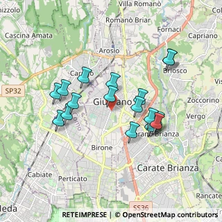 Mappa Via Enrico Fermi, 20833 Giussano MB, Italia (1.64333)