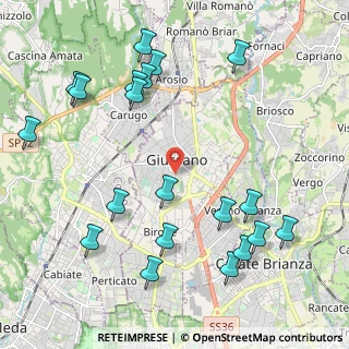Mappa Via Enrico Fermi, 20833 Giussano MB, Italia (2.5035)