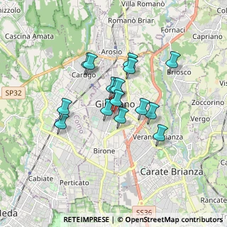 Mappa Via Enrico Fermi, 20833 Giussano MB, Italia (1.27)