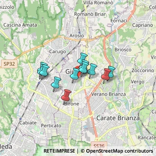 Mappa Via Enrico Fermi, 20833 Giussano MB, Italia (1.20917)