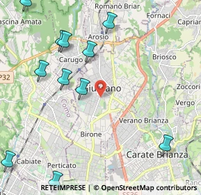 Mappa Via Enrico Fermi, 20833 Giussano MB, Italia (2.70727)