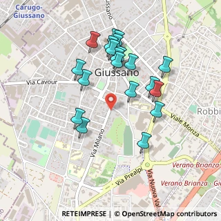Mappa Via Enrico Fermi, 20833 Giussano MB, Italia (0.445)