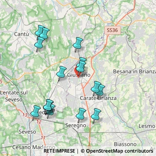 Mappa Via Enrico Fermi, 20833 Giussano MB, Italia (4.2)