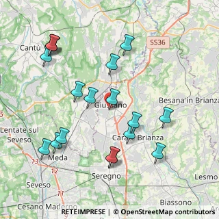 Mappa Via Enrico Fermi, 20833 Giussano MB, Italia (4.365)