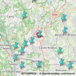Mappa Via Enrico Fermi, 20833 Giussano MB, Italia (5.97)