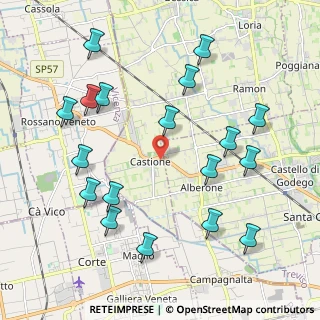 Mappa Via Villa, 31037 Loria TV, Italia (2.29833)