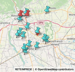Mappa Via Villa, 31037 Loria TV, Italia (7.25313)
