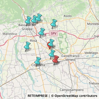 Mappa Via Villa, 31037 Loria TV, Italia (6.77182)