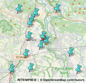 Mappa Via Consorziale della Forcella, 23899 Robbiate LC, Italia (4.47214)