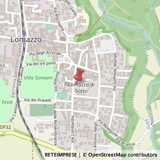 Mappa Via Milano, 13, 22074 Lomazzo, Como (Lombardia)