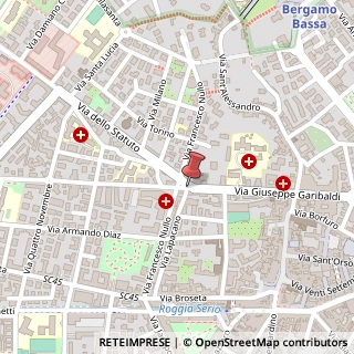 Mappa Via Giuseppe Garibaldi,  24, 24122 Bergamo, Bergamo (Lombardia)