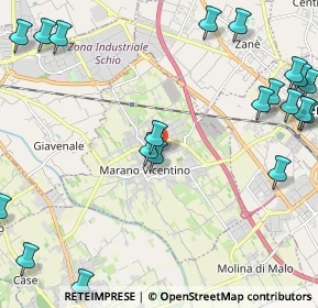 Mappa Via S. Vincenzo, 36035 Marano Vicentino VI, Italia (3.051)