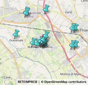 Mappa Via S. Vincenzo, 36035 Marano Vicentino VI, Italia (1.3615)