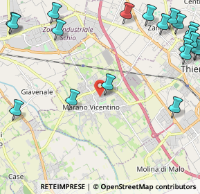 Mappa Via S. Vincenzo, 36035 Marano Vicentino VI, Italia (3.2845)