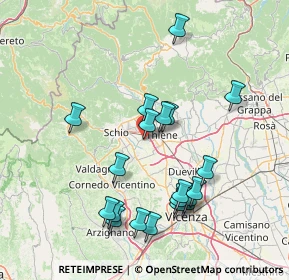 Mappa Via S. Vincenzo, 36035 Marano Vicentino VI, Italia (15.395)