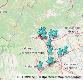 Mappa Via S. Vincenzo, 36035 Marano Vicentino VI, Italia (11.17308)