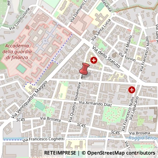 Mappa Via Giuseppe Mazzini, 21, 24128 Bergamo, Bergamo (Lombardia)