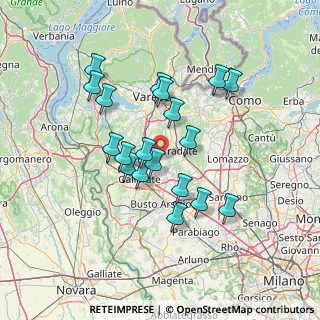 Mappa Via Agostino Bertani, 21050 Cairate VA, Italia (12.43)