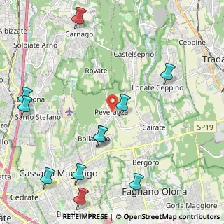 Mappa Via Agostino Bertani, 21050 Cairate VA, Italia (2.7825)