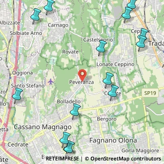 Mappa Via Agostino Bertani, 21050 Cairate VA, Italia (3.20357)