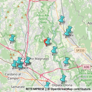 Mappa Via Agostino Bertani, 21050 Cairate VA, Italia (5.31714)