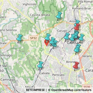 Mappa Via S. Stefano, 22066 Mariano Comense CO, Italia (2.27706)