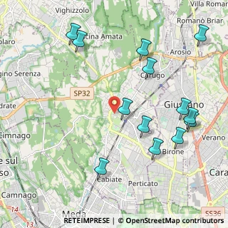 Mappa Via S. Stefano, 22066 Mariano Comense CO, Italia (2.38308)