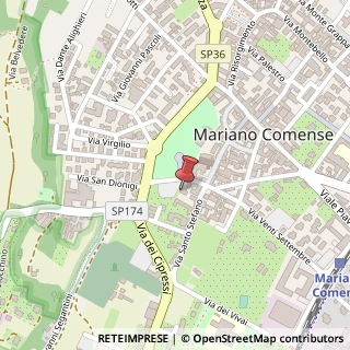 Mappa Via Porta Spinola, 7, 22066 Mariano Comense, Como (Lombardia)