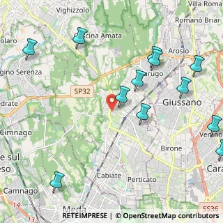 Mappa Via Porta Spinola, 22066 Mariano Comense CO, Italia (2.66417)