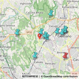 Mappa Via Porta Spinola, 22066 Mariano Comense CO, Italia (2.04667)