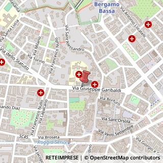 Mappa Via Giuseppe Garibaldi, 9, 24122 Bergamo, Bergamo (Lombardia)