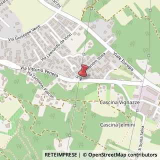 Mappa Via vittorio veneto 33/a, 21010 Golasecca, Varese (Lombardia)