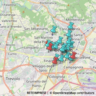 Mappa Via XXIV Maggio, 24128 Bergamo BG, Italia (1.457)