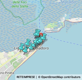 Mappa Via Vittorio Veneto, 33054 Lignano Sabbiadoro UD, Italia (1.07333)