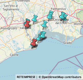 Mappa Via Vittorio Veneto, 33054 Lignano Sabbiadoro UD, Italia (11.28053)