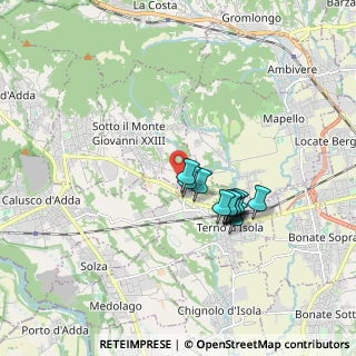 Mappa Via Giudici Borsellino-Falcone, 24039 Sotto il Monte Giovanni XXIII BG, Italia (1.37909)
